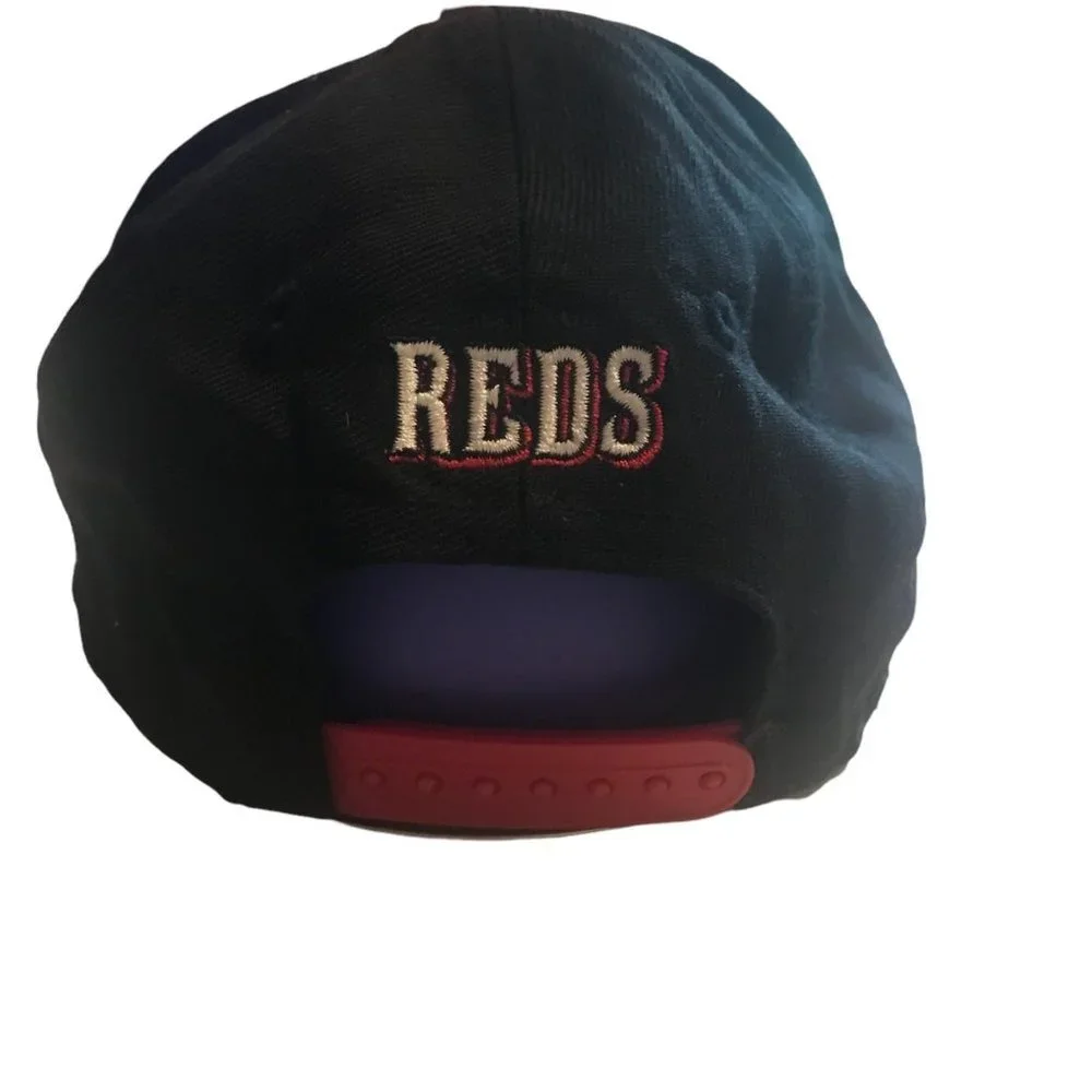 Cincinnati Red Youth Baseball Cap Hat MLB NEW ERA‎ 9FIFTY 100% Wool Snap Back